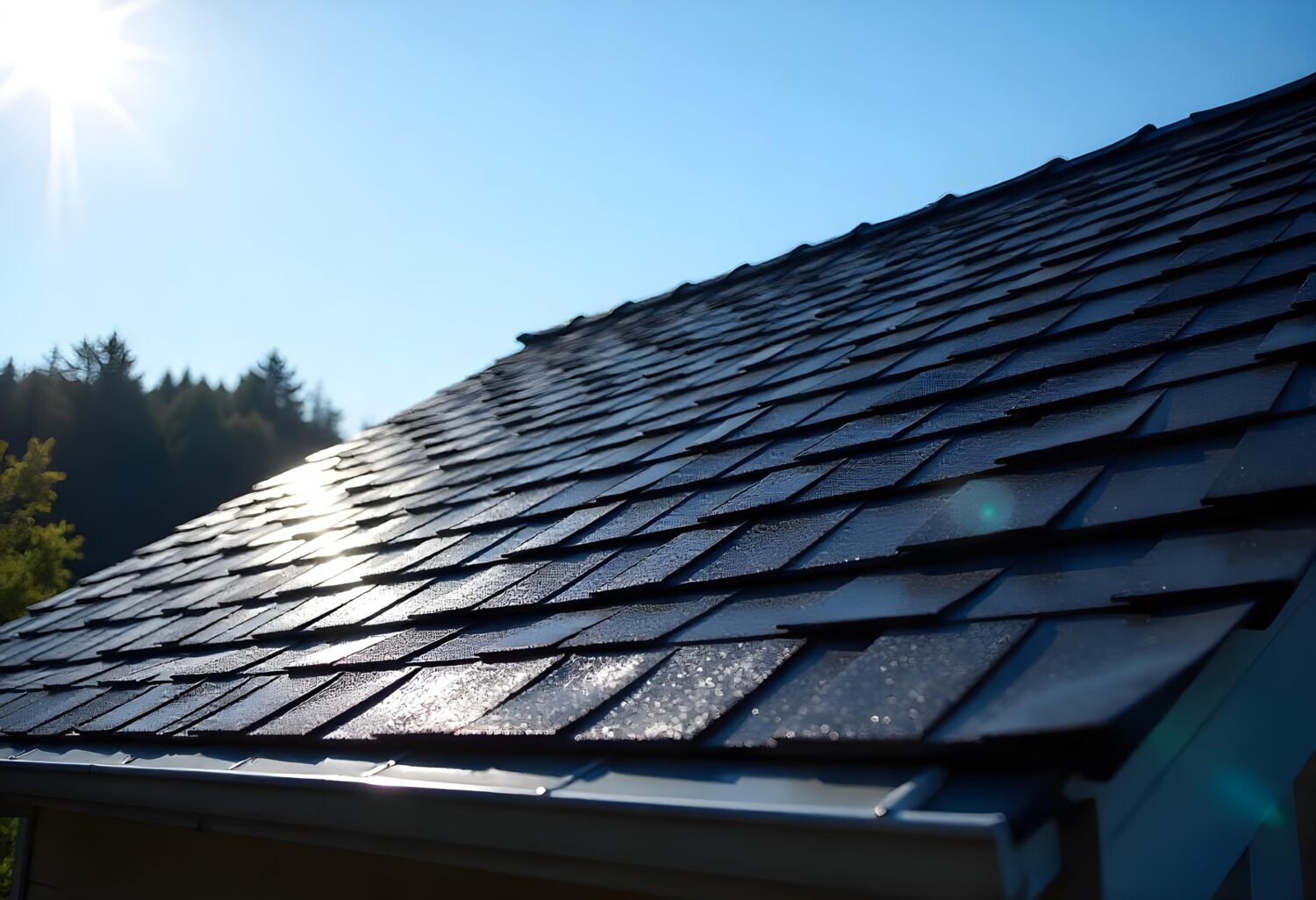 Roof destroyed by Hurricane